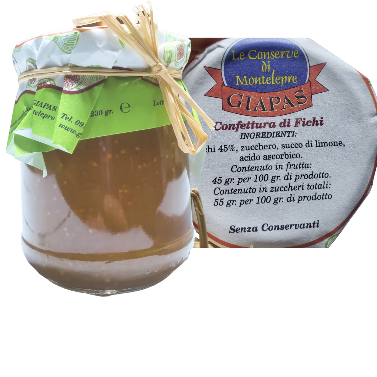 Fig Jam Giapas Le Conserve Di Montelepre