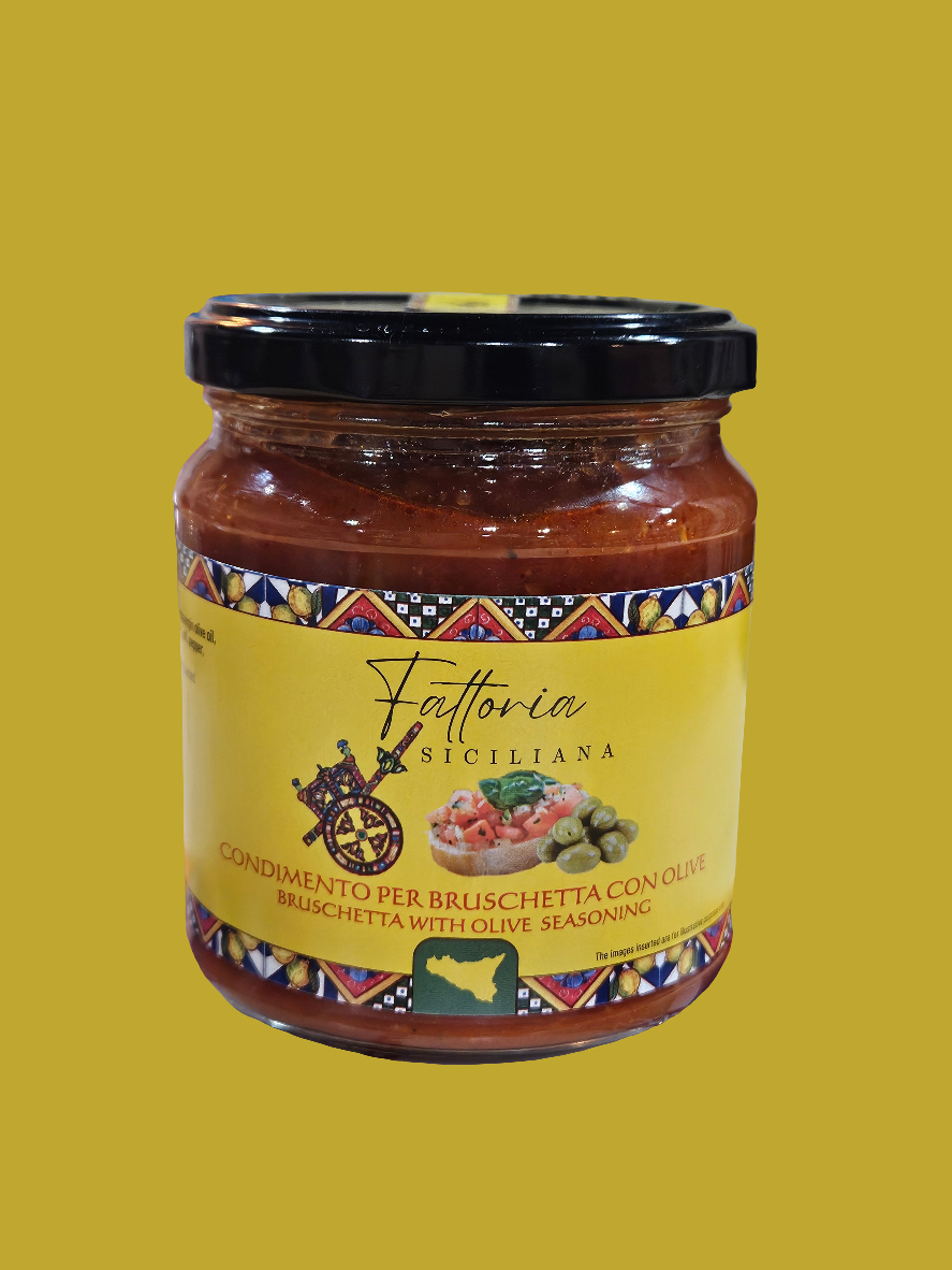 CONDIMENTO PER BRUSCHETTA CON OLIVE
BRUSCHETTA WITH OLIVE SEASONING 280