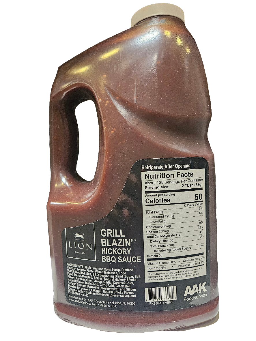 Barbecue sauce  grill blazing 1 gal