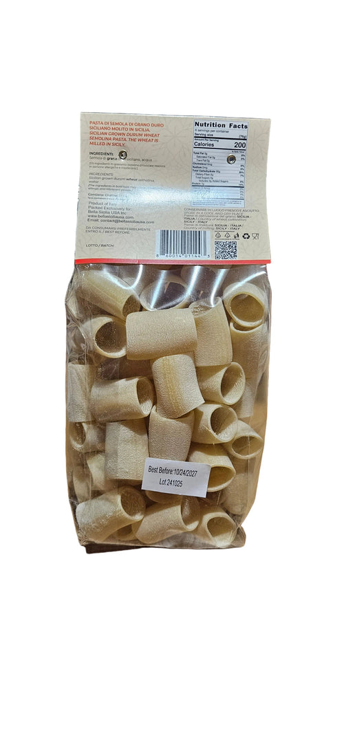 Bella Sicilia paccheri pasta 1lb /16 oz