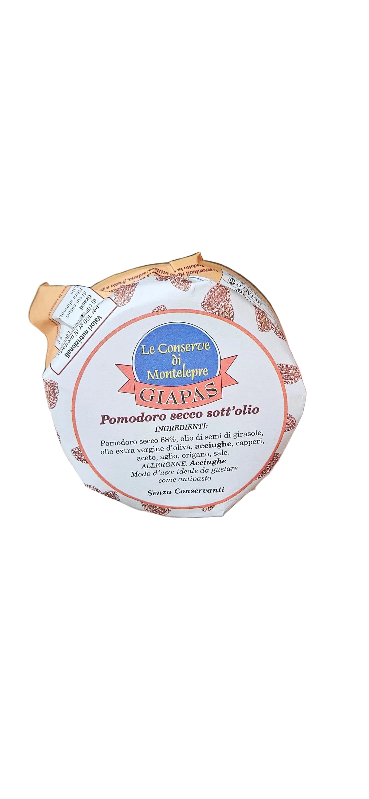 Giapas Pomodoro secco in oil " sundry tomato  in oil