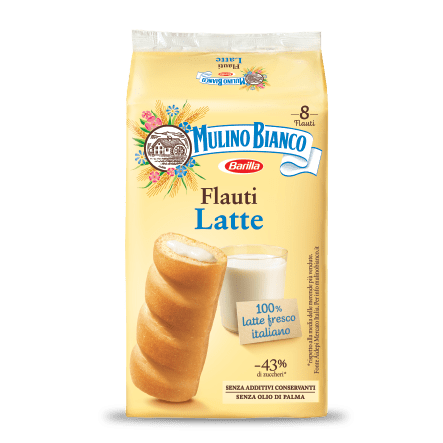 Mulino Bianco - Flauti Latte - (35g x T8)