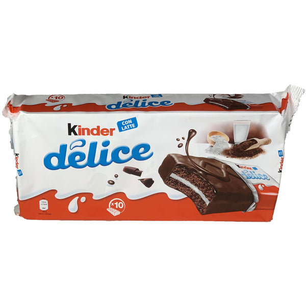 Kinder Délice - Italian Chocolate Sponge Cake Snacks (10 Pack
