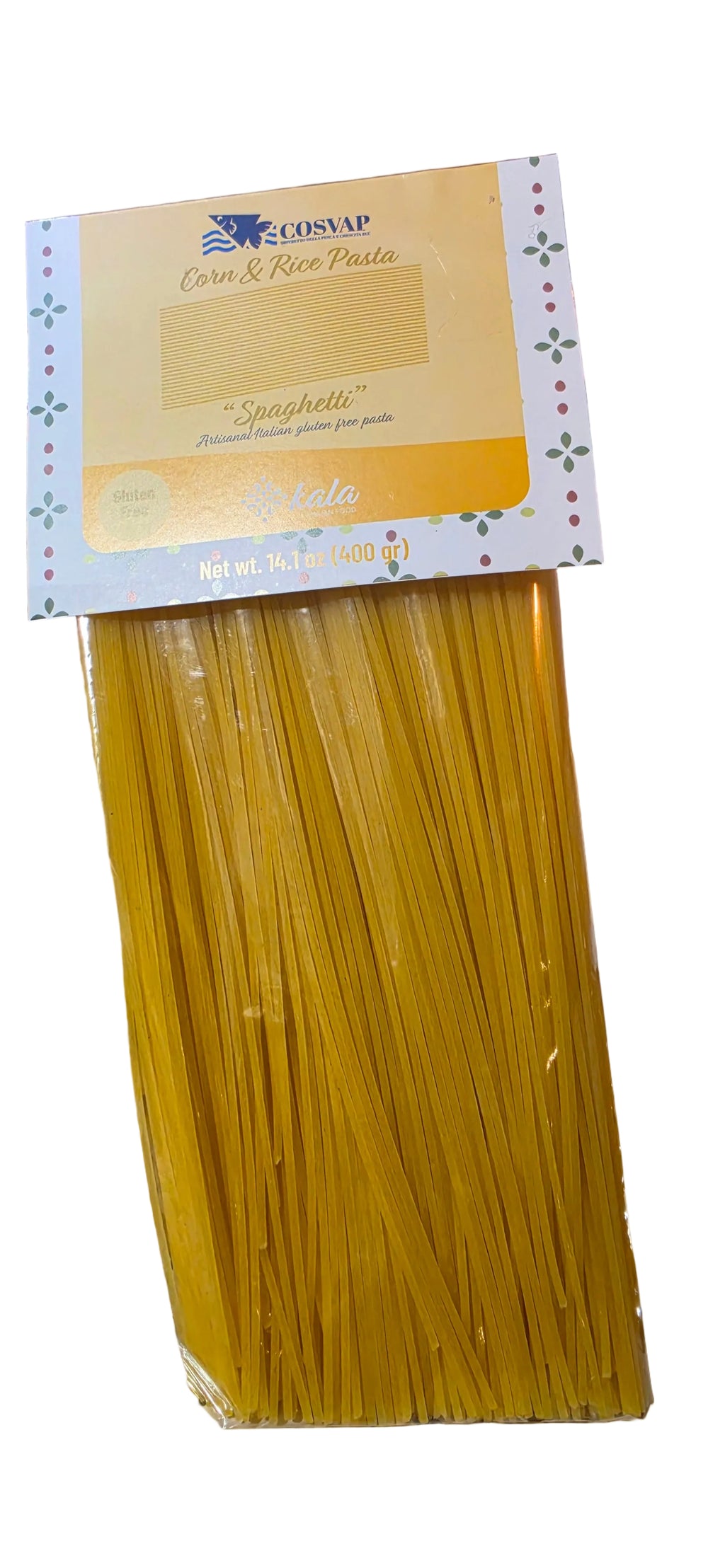 KALA-SPAGHETTI 
Gluten-Free Corn & Rice 
“SPAGHETTI” pasta 14.1 oz