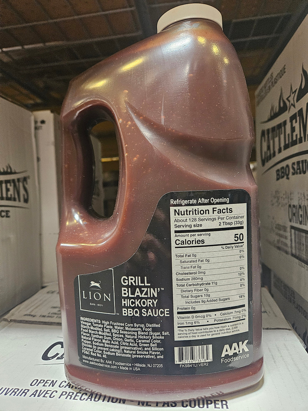 Barbecue sauce  grill blazing 1 gal