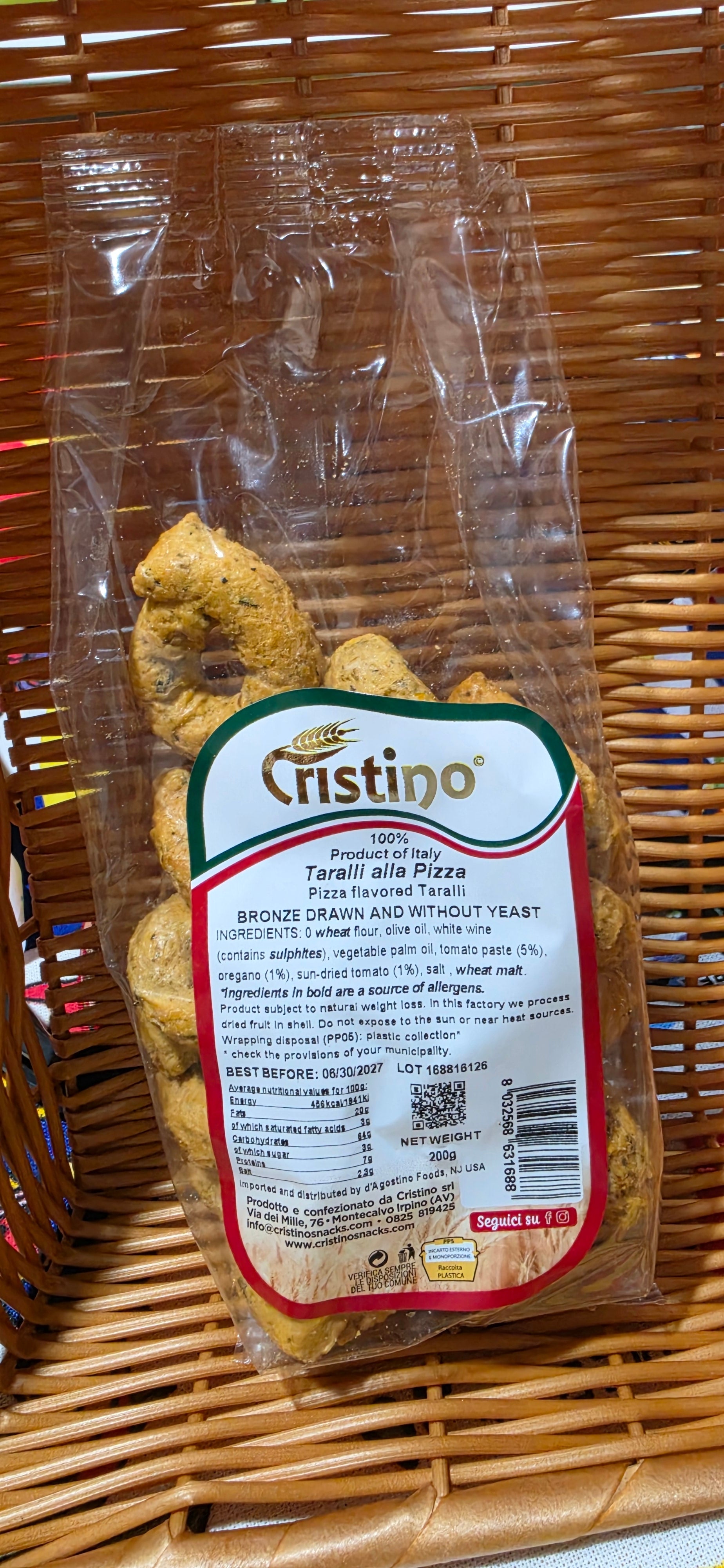 Cristino - Taralli - Pizza Flavor - 200g