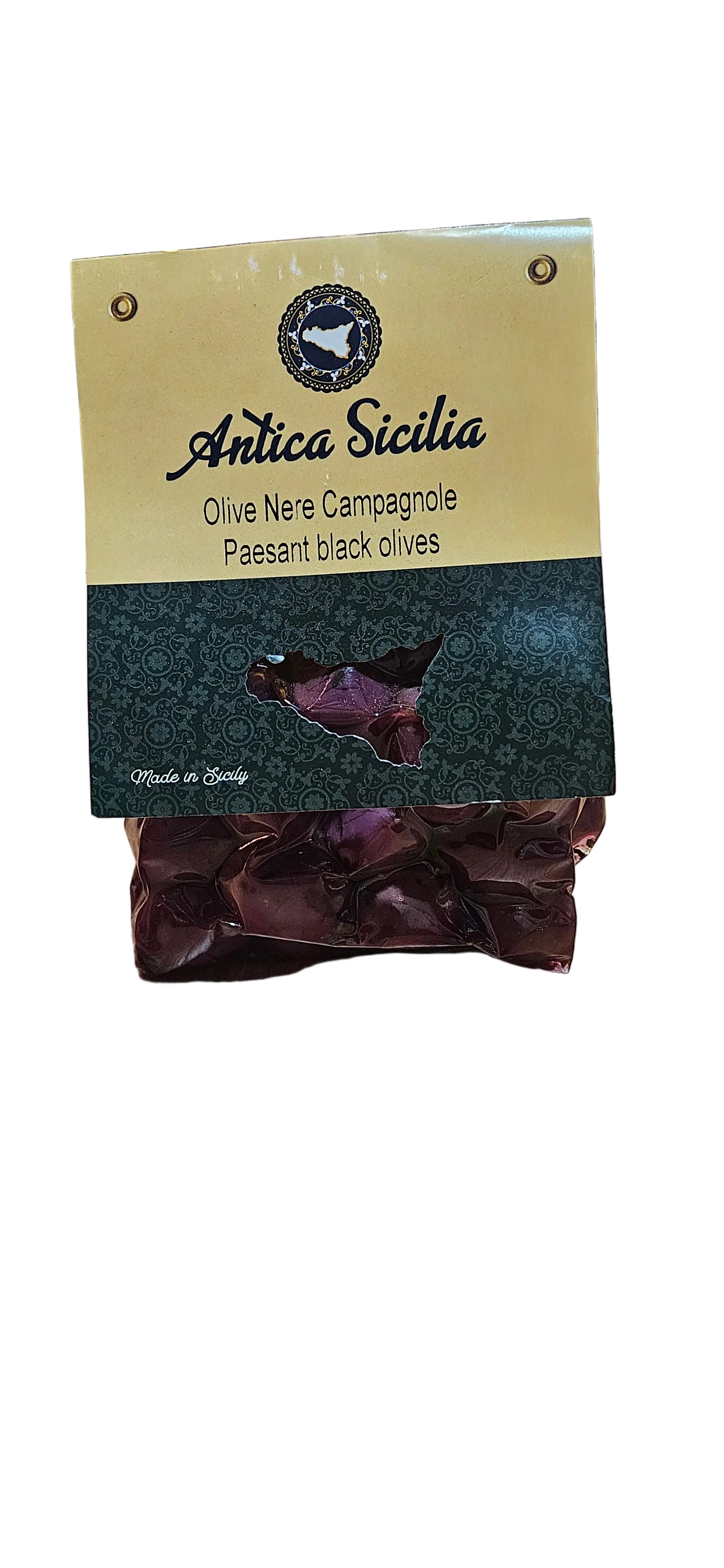 Antica sicilia  black  olives vac pack