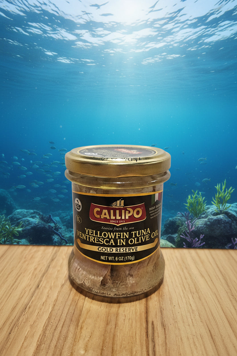 Callipo Yellowfin Tuna Ventresca in Olive Oil 6oz /170gr