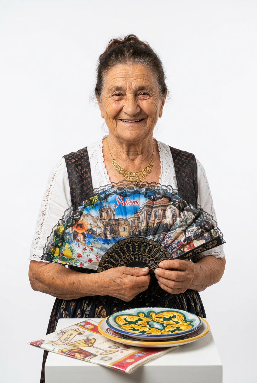 Sicilian ventaglio "fan Palermo
