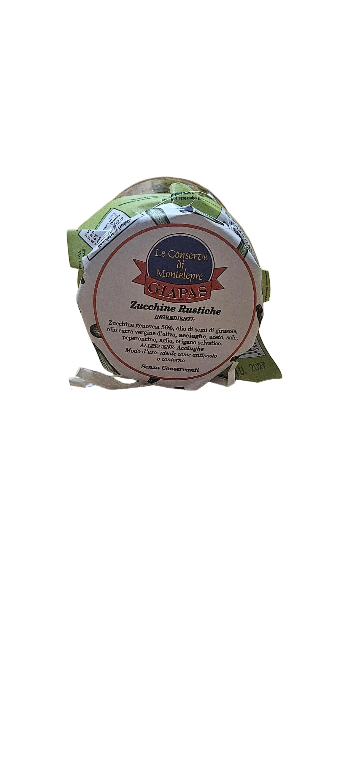 Giapas  zucchine rustiche 270 gr