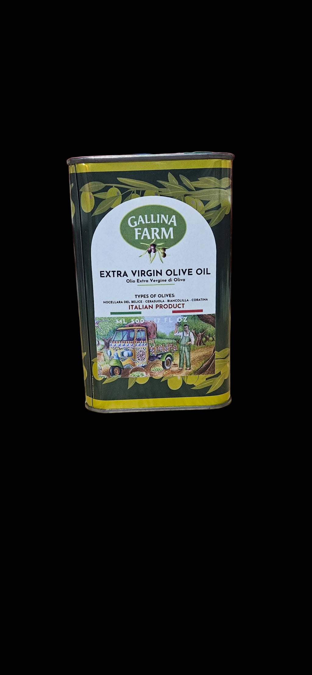 Gallina farms  extra virgin olive oil can 500ml