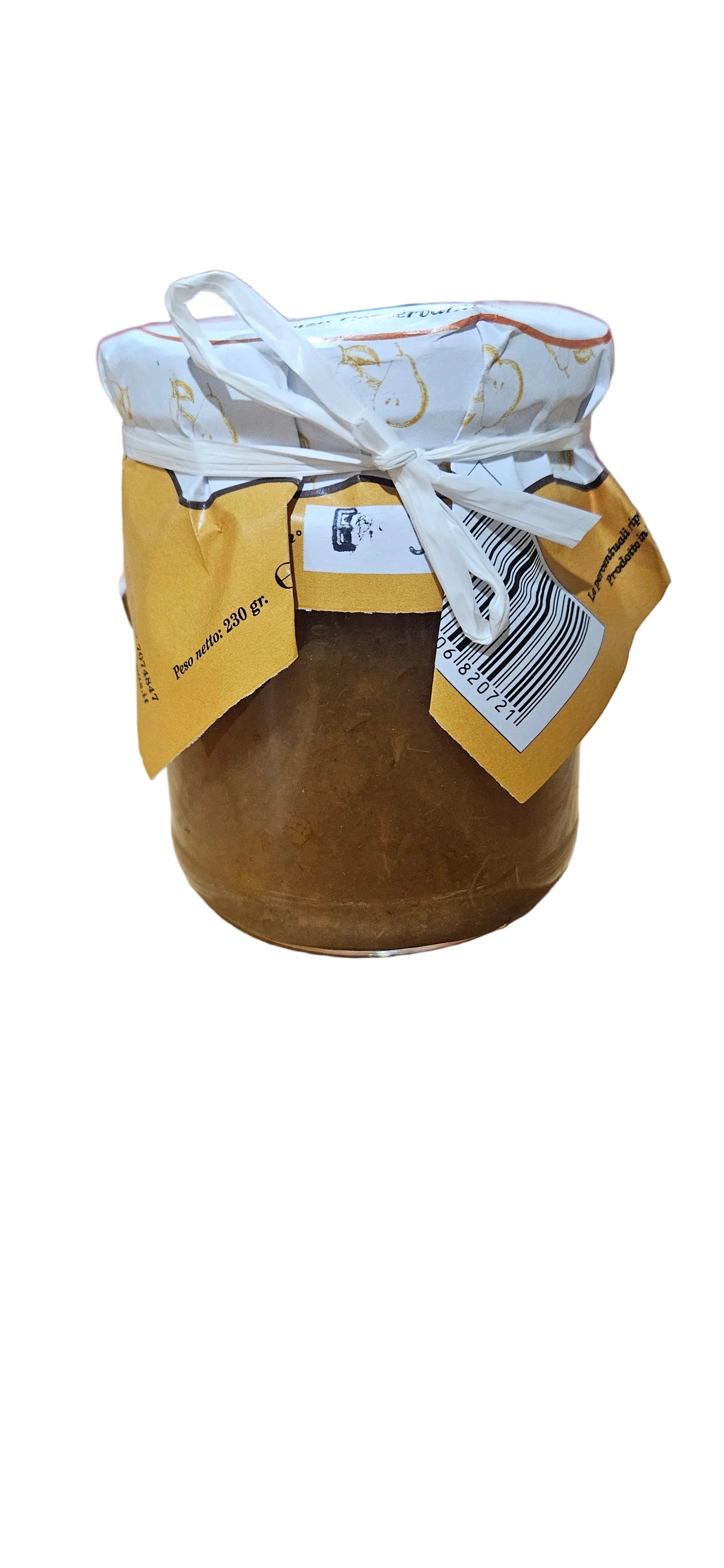 CONFETTURA pera e rum (pear jam and rum 230 gr