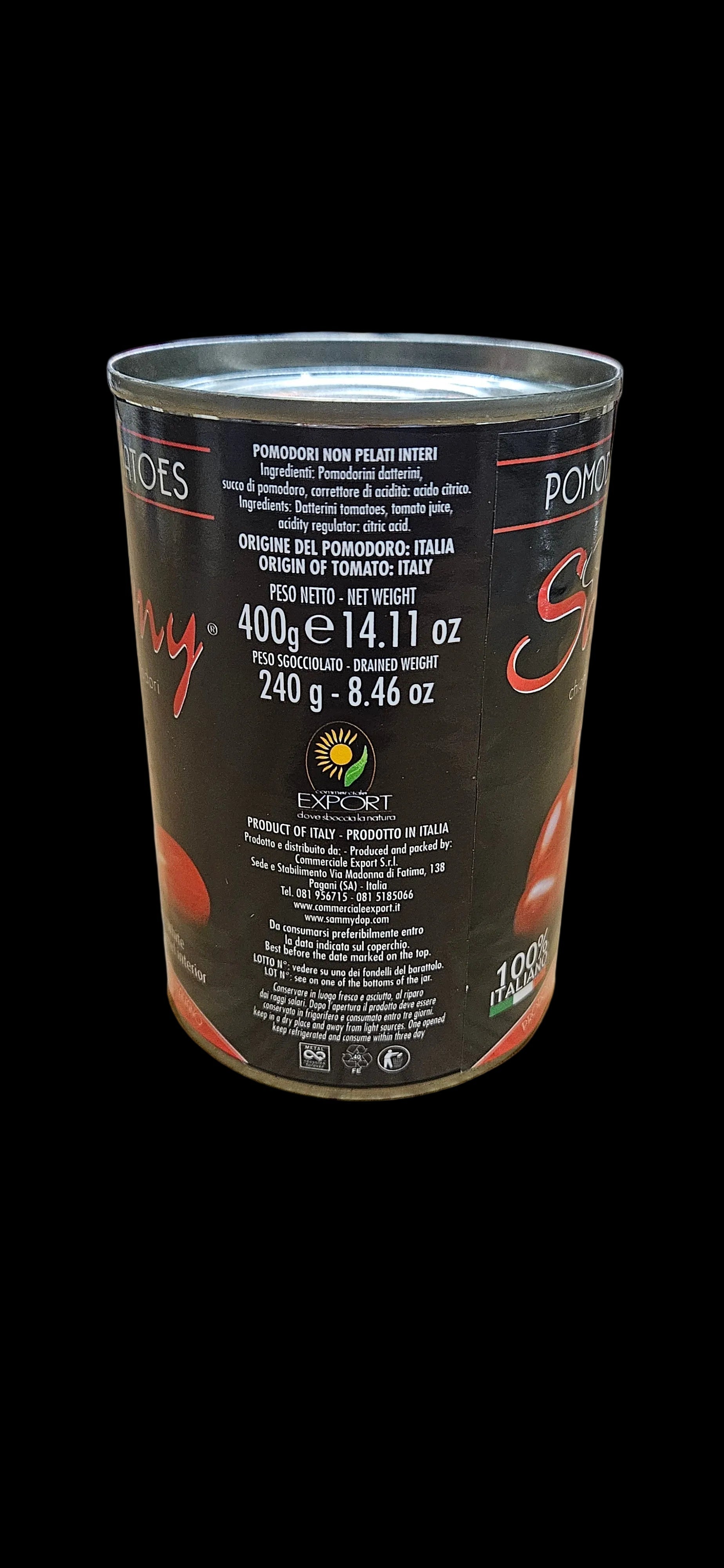 Sammy 100% Italian Datterini Tomatoes, 14 oz | 400g