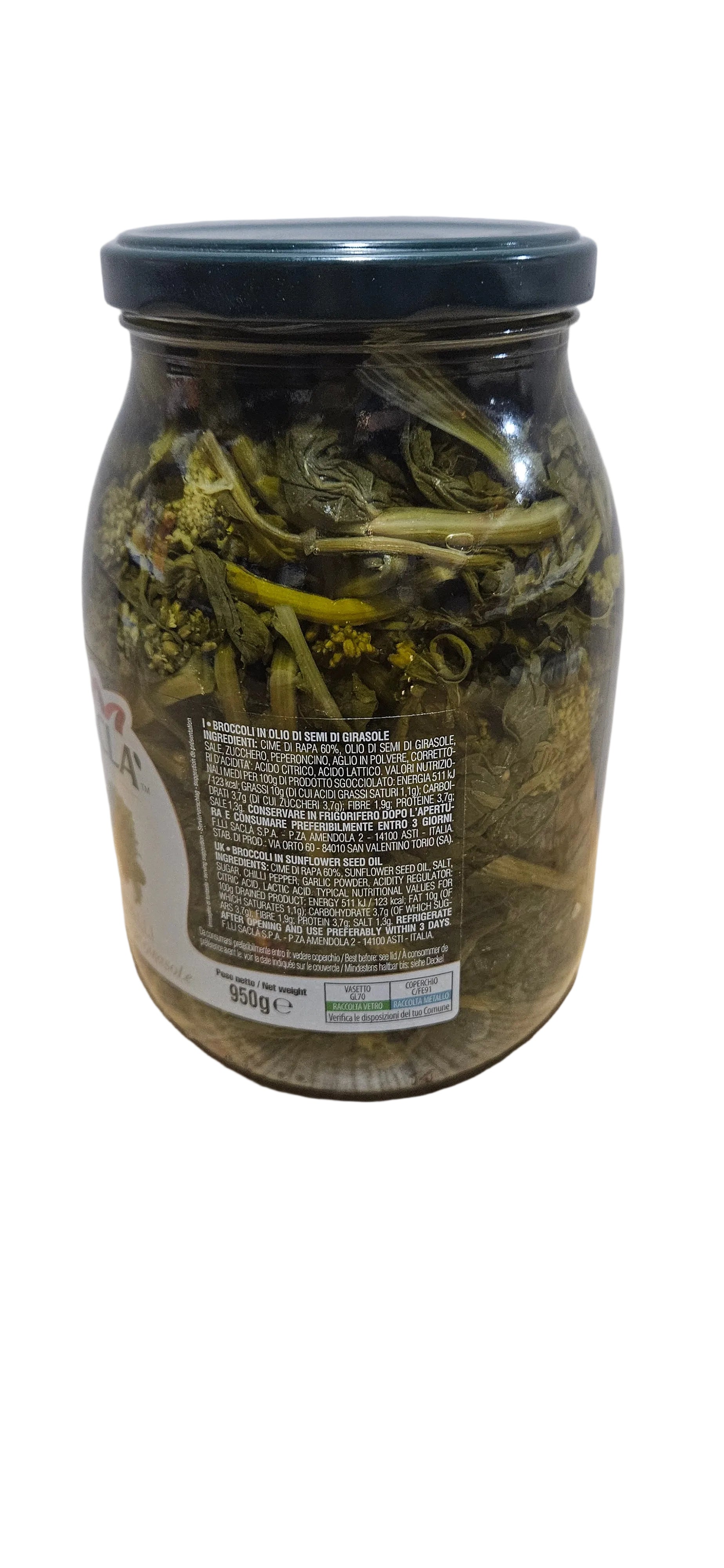 Broccoli friarielli saclà 950 gr