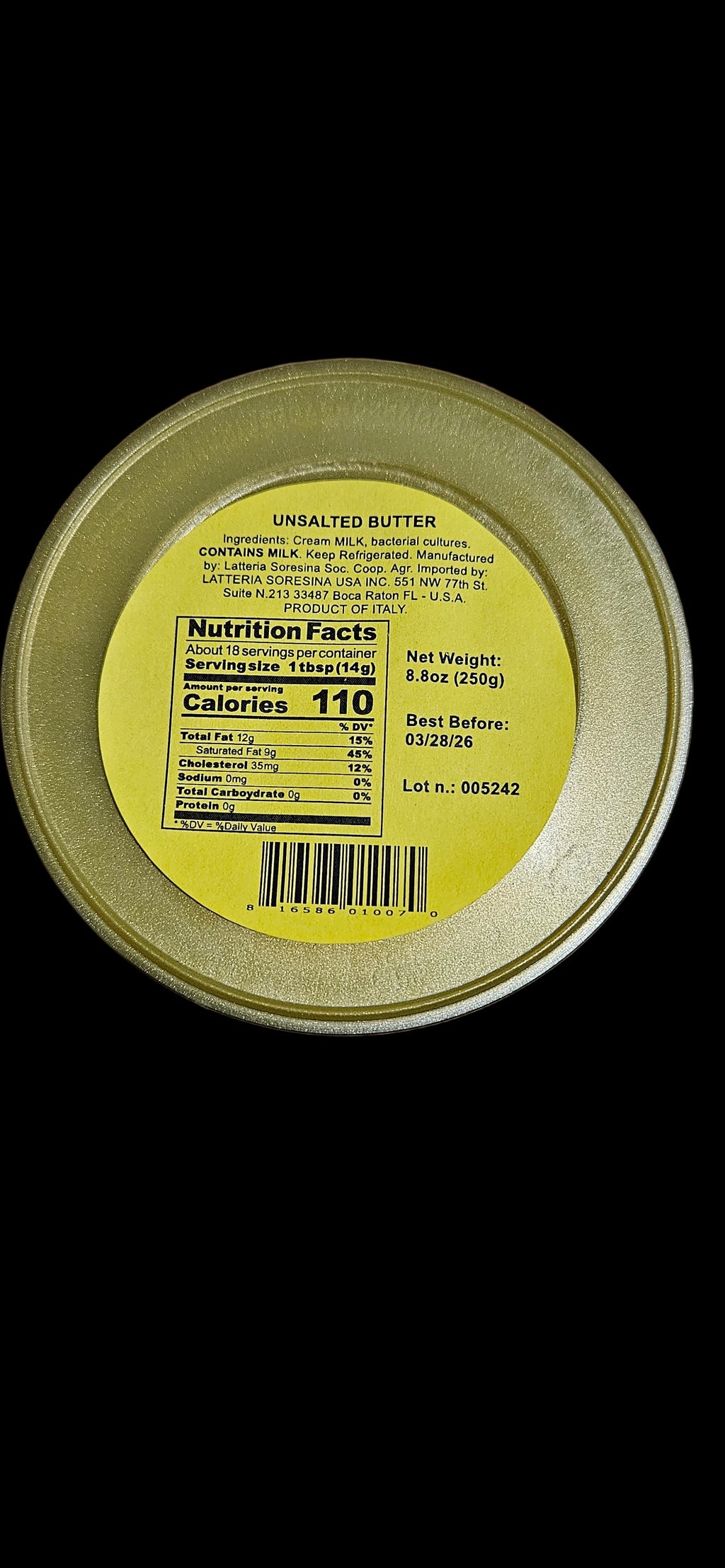 Italian butter Soresina 250 gr