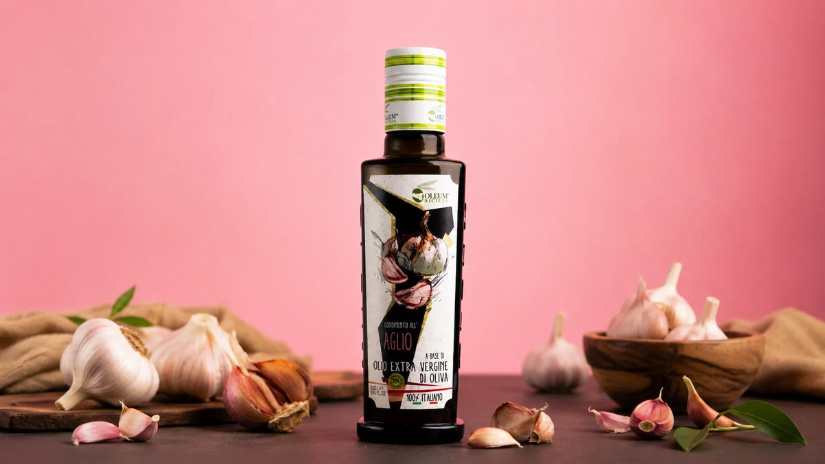 IGP Sicily Olive Oil with Garlic - 250ml