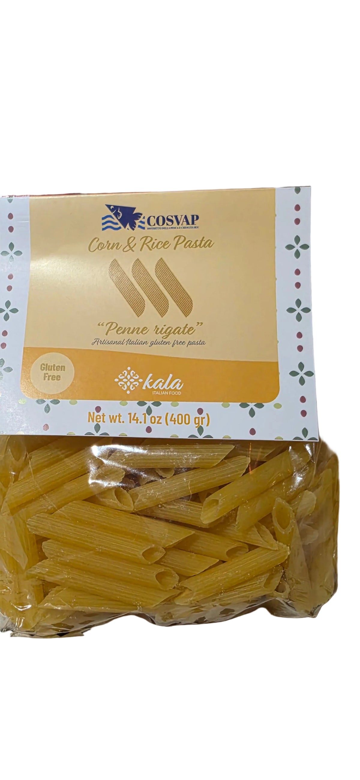 KALA-PENNE 
Gluten-Free Corn & Rice 
“Penne Rigate” pasta 14.1 oz