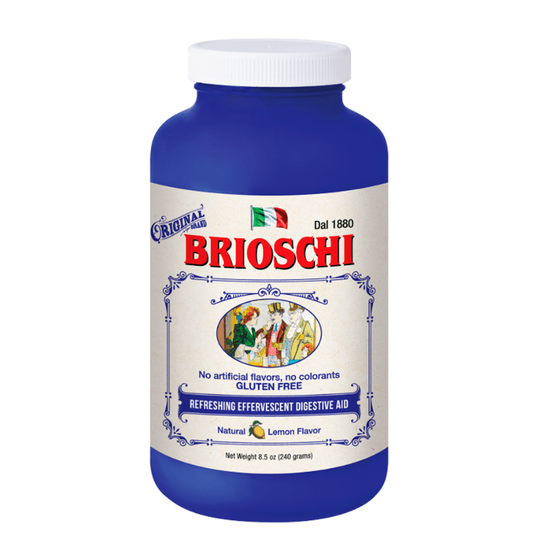 Brioschi Lemon Flavored Effervescent Plastic Bottle, 8.5 oz