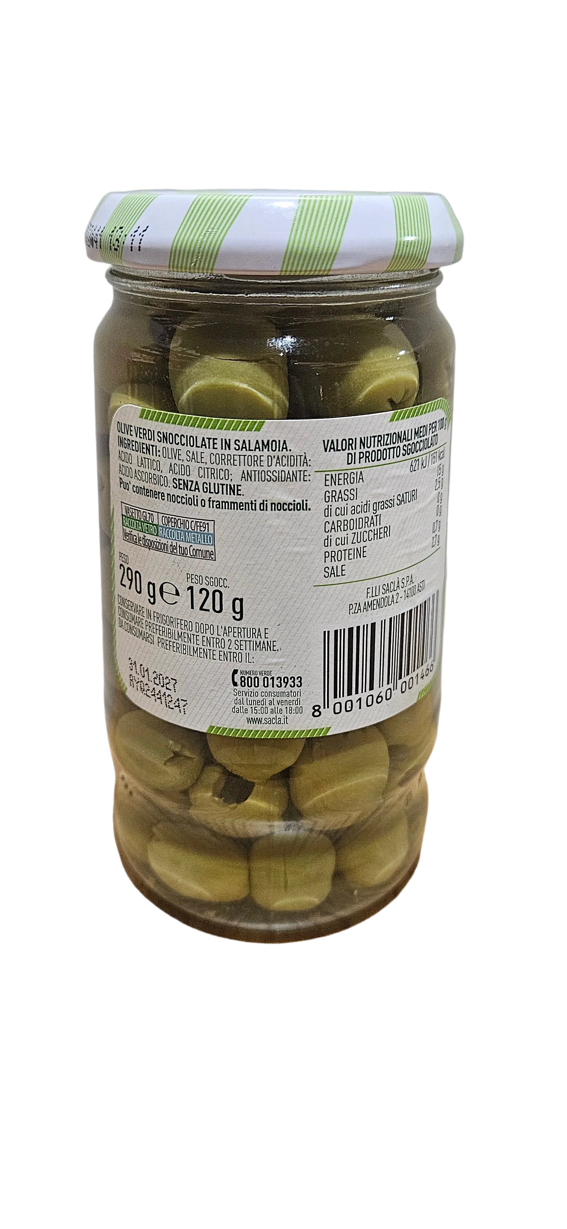 Olivoli snocviolate saclà 290 gr