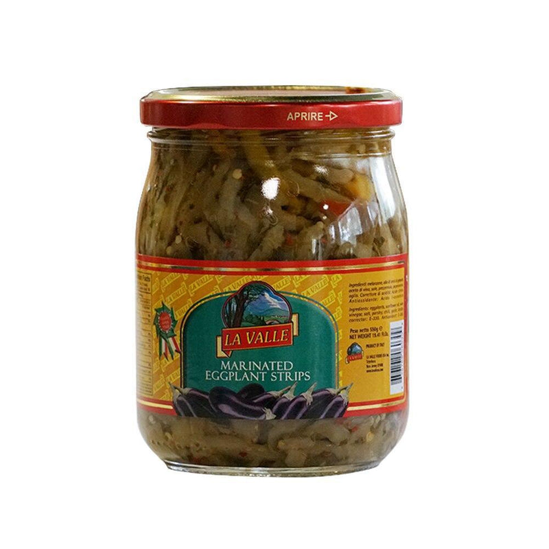 La Valle Marinated Eggplant Strips, 19.41 oz