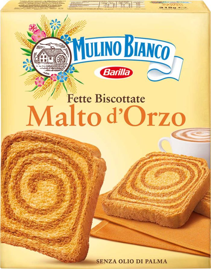 Mulino Bianco FETTE BISCOTTATE Malto d'Orzo (315 gr)
