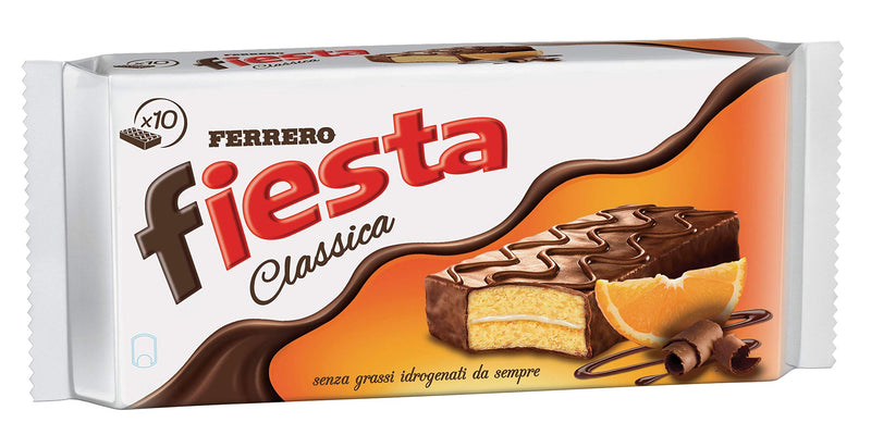 Ferrero – Fiesta Snack Cakes 10 x 40 g Pieces | Product of Italy