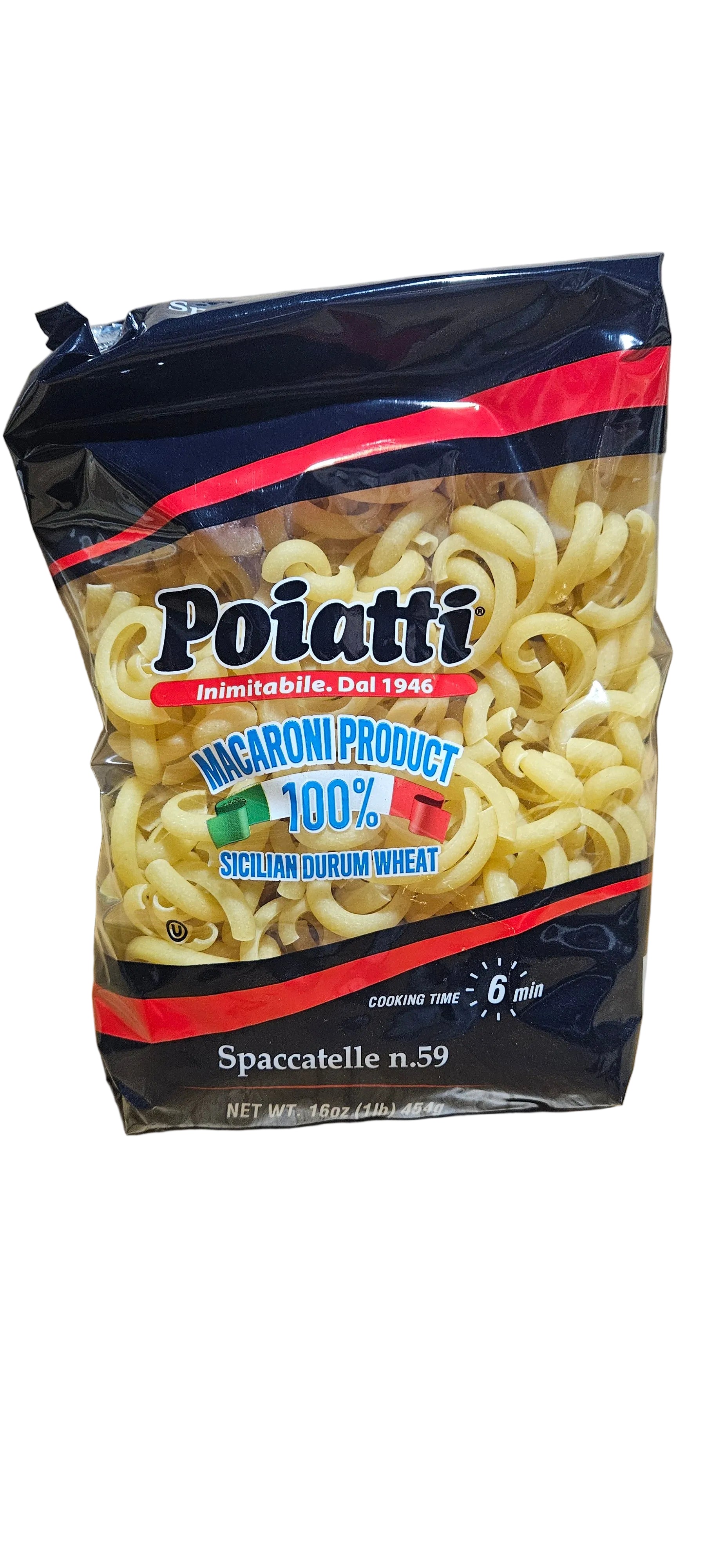 Poiatti spaccatelle pasta 1lb