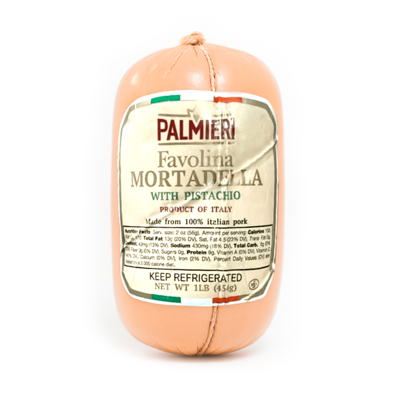 Palmieri Favolina Mini Mortadella with Sicilian Pistachio, 1 Lb