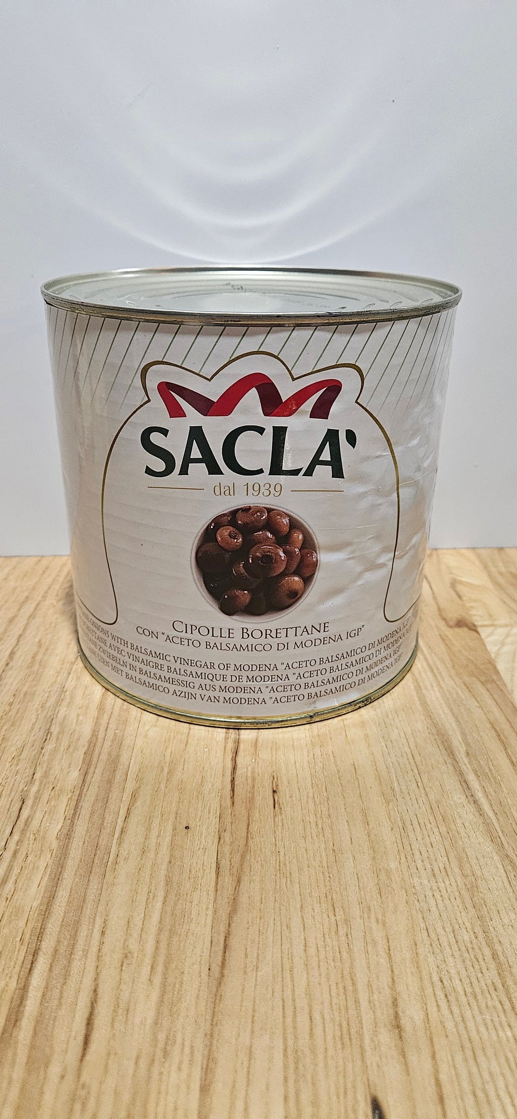 Saclà cipolle borettane in aceto balsamico di Modena IGP "onion borettane in balsamic vinegar  of Modena IGP
