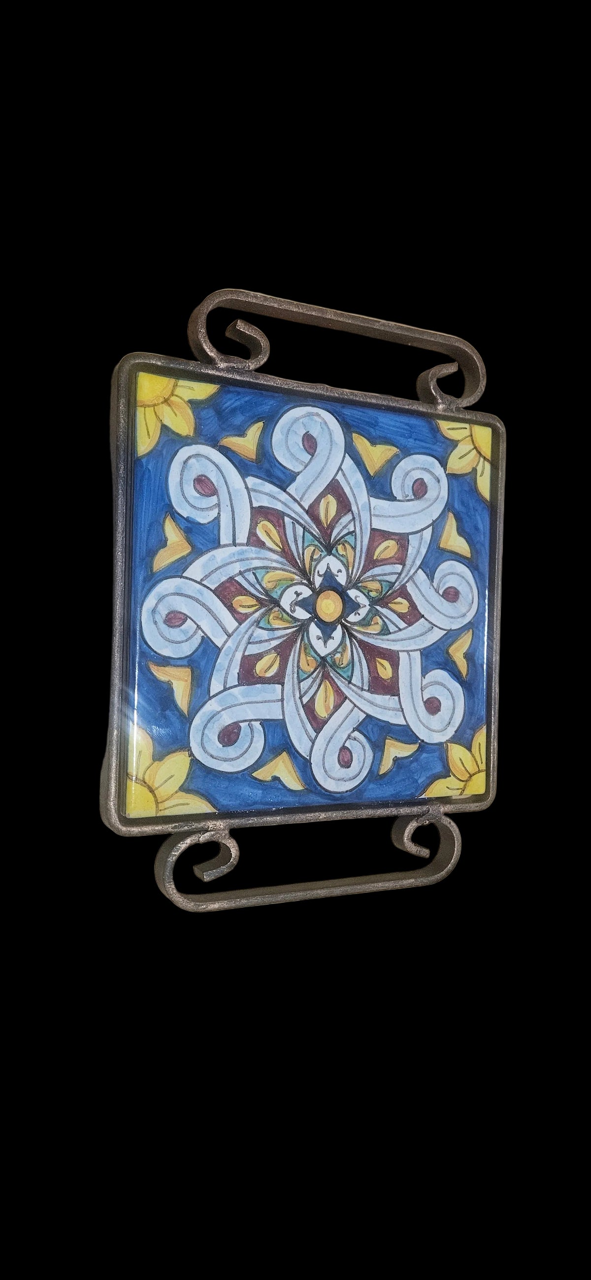 Pot holder Sicilian ceramic