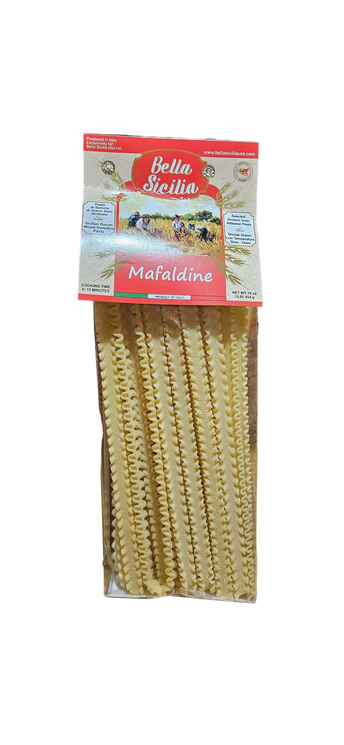 Bella Sicilia Mafaldine pasta 1lb /16 oz